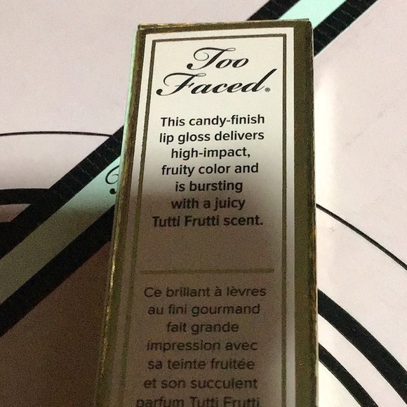Too Faced Juicy Fruits Lip Gloss Ruby Ripe New - Picture 5 of 6